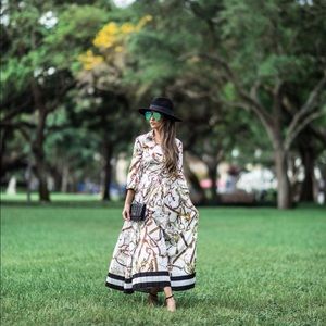 Limited edition Versace print H&M Long Dress